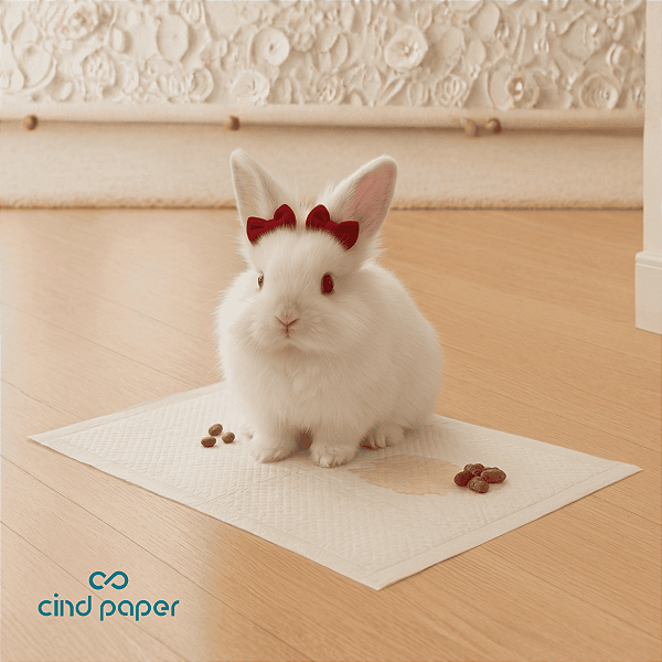 Tapete Higiênico para Coelhos Ecológico & Biodegradável - Medida 48x70 cm - Caixa com 20 unidades
