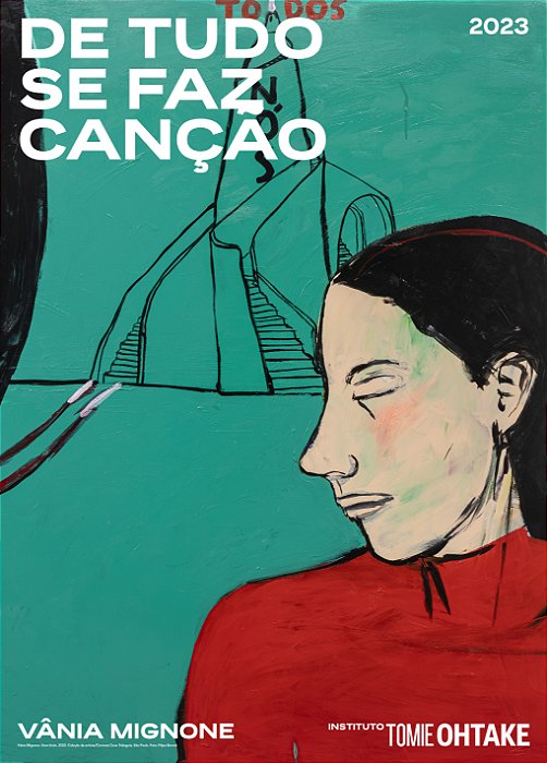 CARTAZ VÂNIA MIGNONE - DE TUDO SE FAZ CANÇÃO (SEM TÍTULO)