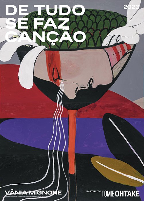 CARTAZ VÂNIA MIGNONE - DE TUDO SE FAZ CANÇÃO (SEM TÍTULO)