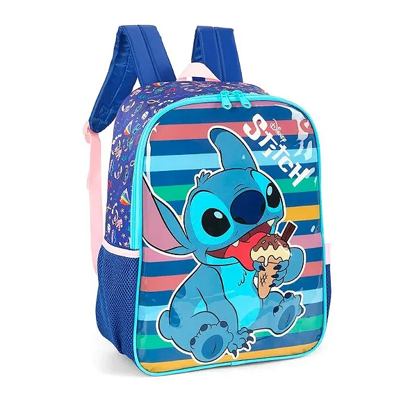 MOCHILA ESCOLAR SORVETE - AZUL