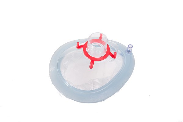 Máscara Facial De Anestesia Pvc Adulto Grande C/Coxim Inflavel - Comper