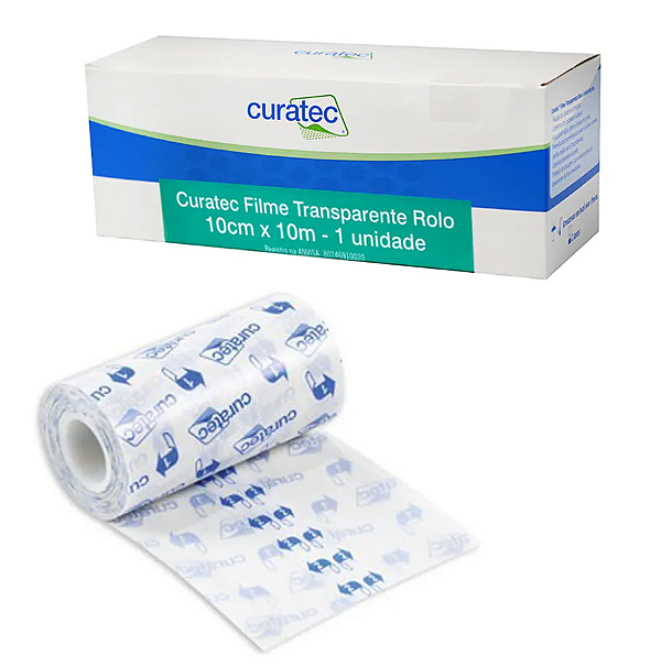 Curativo Filme Transparente Rolo (Planimetria) - 10cmx10m - Curatec