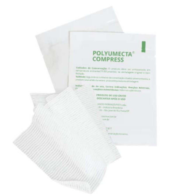 Petrolatum compress - Curativo de Malha com PHMB - 7,5cm x 20,3m - Helianto - un