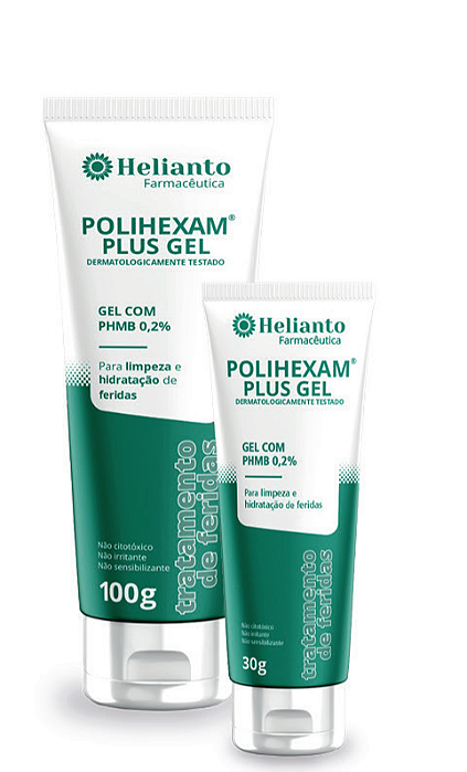 Polihexam Plus - Gel com PHMB 0,2% - 30g - Helianto