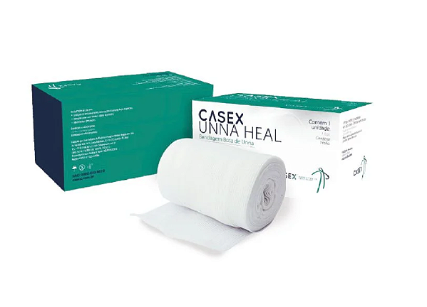 Bandagem Bota de Unna - 7,6cmx9,14m - Casex