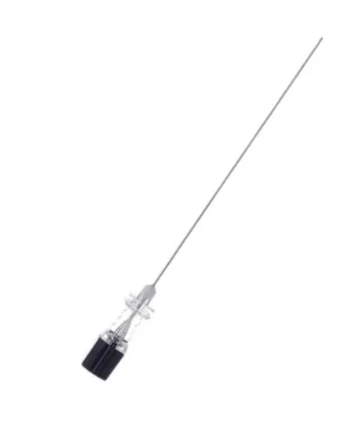 Agulha para Anestesia Espinhal Raquidiana - Ponta Quincke - 27g X 3 1/2 (0,4X90mm) - Procare