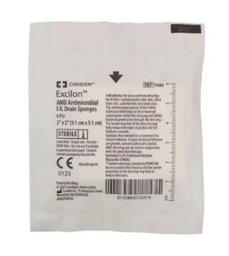 Curativo para Traqueo Gaze com AMB Excilon - 5.1cm X 5.1cm – Covidien
