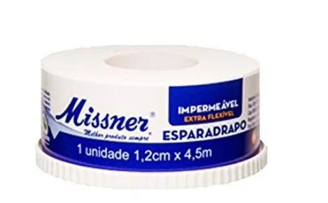 Esparadrapo Impermeável 1,2cm x 4,5 cm - Missner