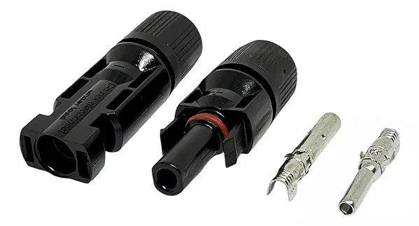 CONECTOR MC4 30A  (PAR MACHO/ FEMEA) SOLAR