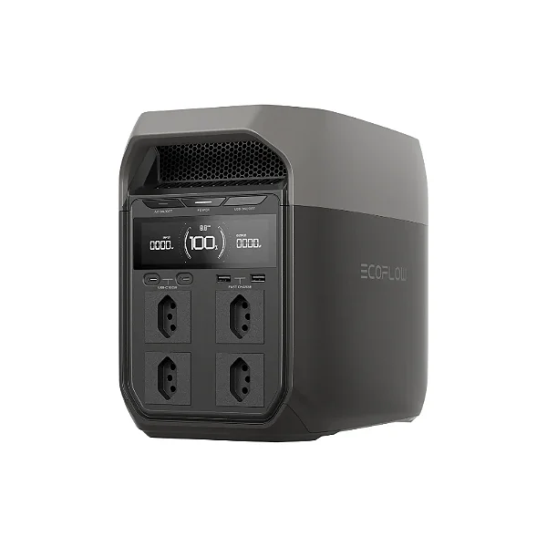 Ecoflow Delta 3 Estação Energia Portátil 1800w X-boost 2200w