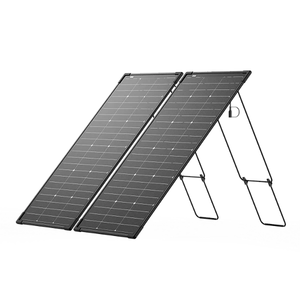 Kit 2x Placa Painel Solar Portátil Ecoflow 125W