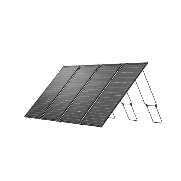 Kit 4x Placa Painel Solar Portátil Ecoflow 125W