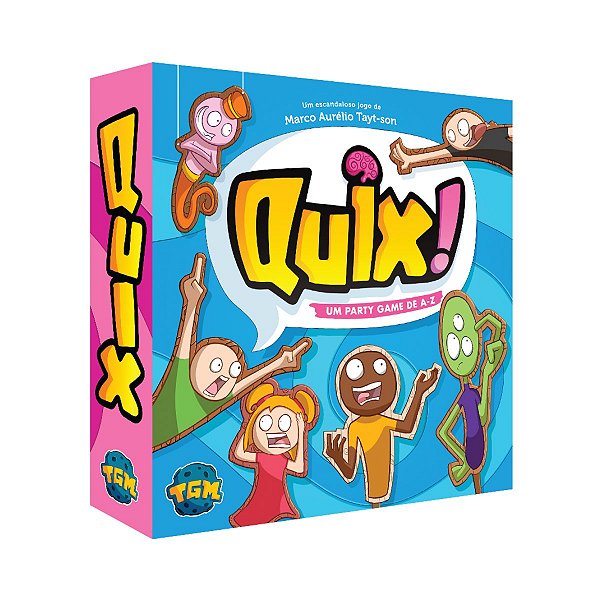 Jogo De Tabuleiro Party Game Desafio De Palavras Quix! - TGM