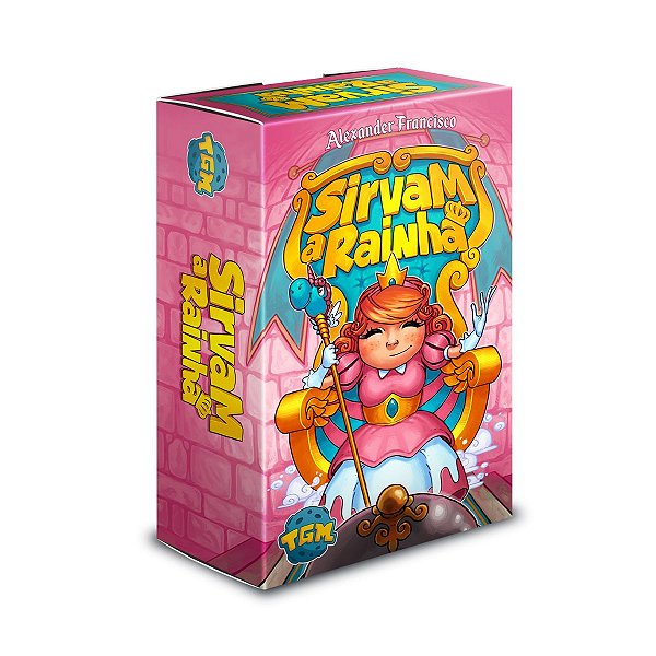 Jogo de Cartas Card Party Games Sirvam a Rainha (Rosa) - TGM
