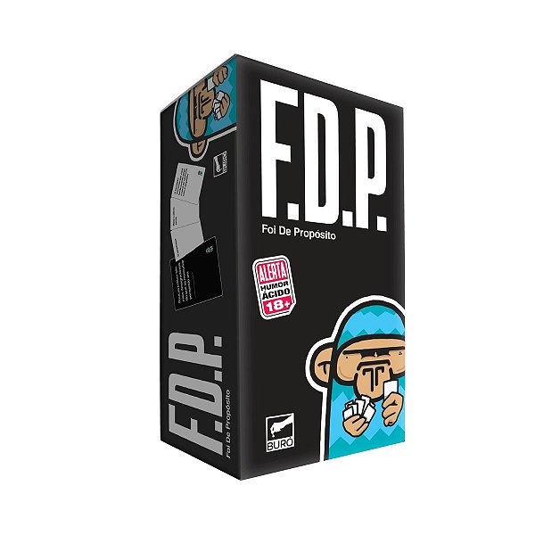 FDP Foi De Proposito Jogo De Cartas Humor Buró
