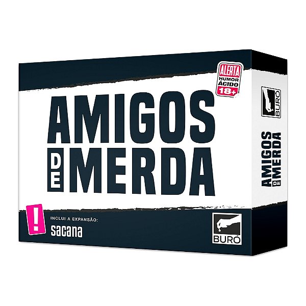 Amigos de Merda Jogo de Cartas Humor Buró