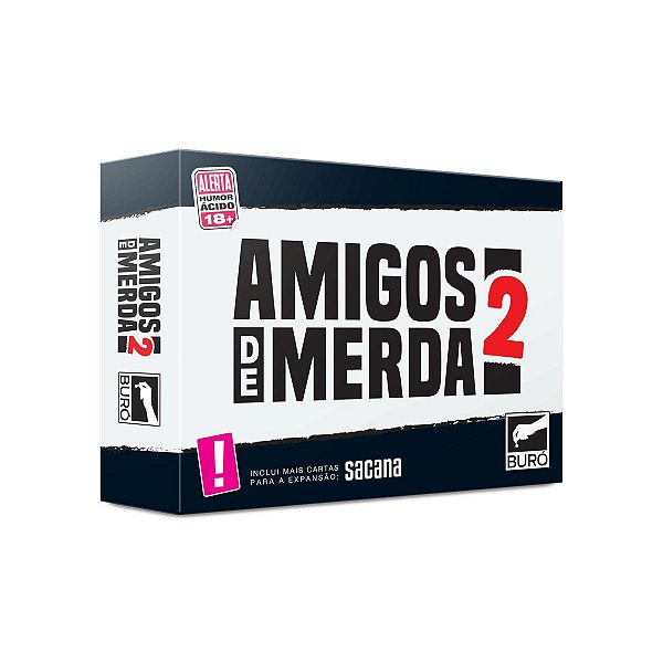 Amigos de Merda 2 Jogo de Cartas Humor Buró