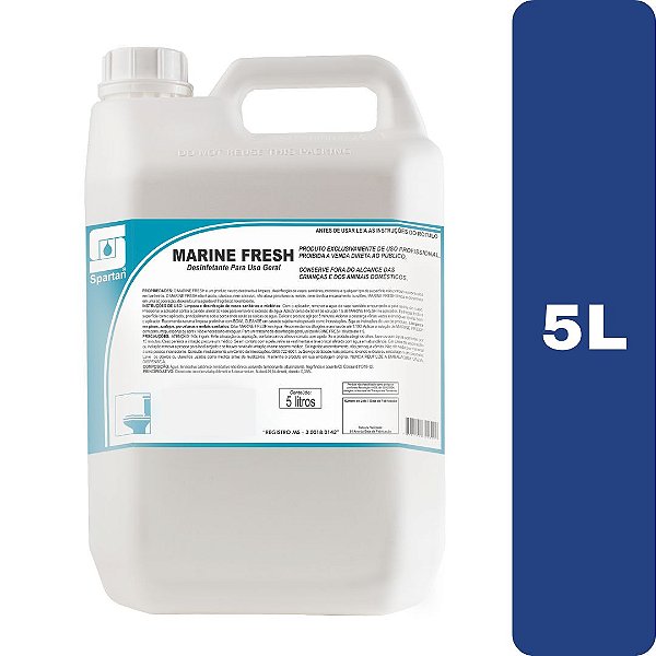Limpador Desinfetante Uso Geral Marine Fresh 5L Concentrado
