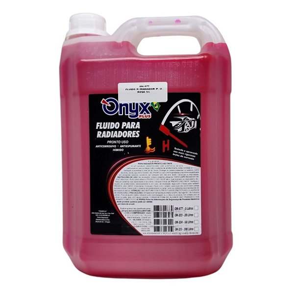 Aditivo Fluido Radiador 5 Litros Pronto Uso 5l Rosa Onyx