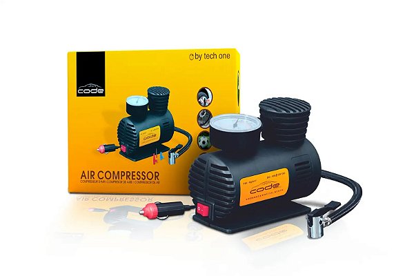 Mini Compressor Ar Portátil 300PSI 12v Carro Moto Bicicleta