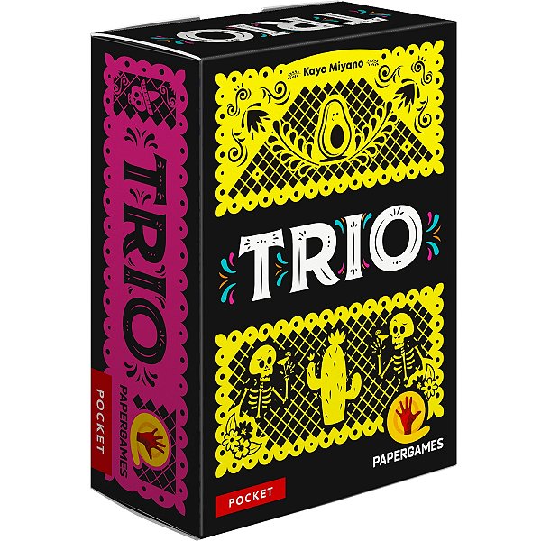 Trio Jogo de Cartas Papergames Boardgames Cardgames