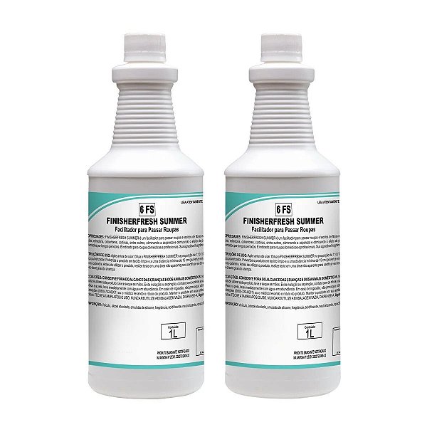 Kit 2 Finalizador Passadoria Tecidos Finisherfresh Summer 1L