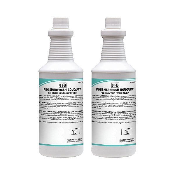 Kit 2 Finalizador Passadoria Tecido Finisherfresh Bouquet 1L