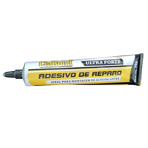 Cola Adesivo Reparo Contato Preto Alto Falante 75G Ciabond