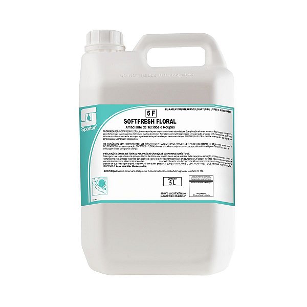 Amaciante de Tecidos e Roupas Softfresh Floral 5 L Spartan