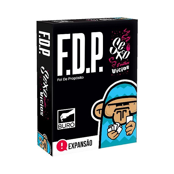 FDP Sexo e Outros Vícios Expansão Temática Jogo Cartas Buró