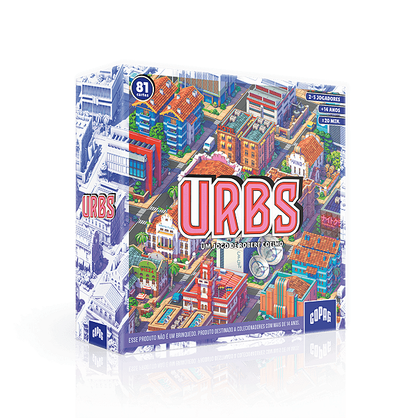 Jogo Urbs Copag 81 Cartas - Jogo De Tabuleiro Rápido