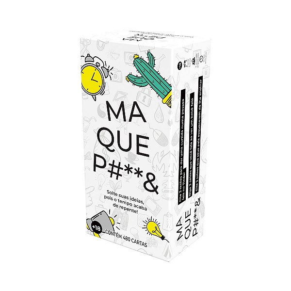 Ma Que P#**& Jogo de Cartas BoardGames Amigos Galápagos