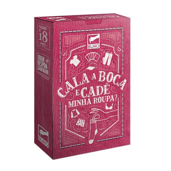 Jogo de Cartas Cala a Boca e Tira Minha Roupa - Buró