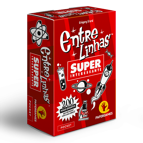Entre Linhas Super Interessante Jogo de Cartas - Papergames
