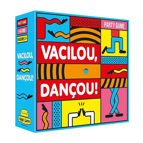 Vacilou Dançou - Jogo Cartas Interativo p/ Família e Amigos