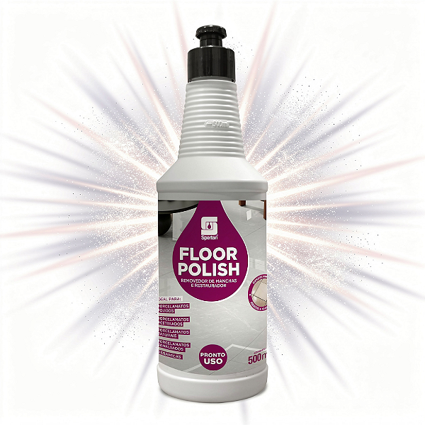 Floor Polish 500ml Remove Manchas e Restaura Piso Pronto Uso