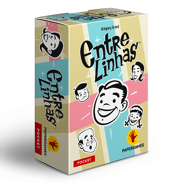 Jogo Cartas Entre Linhas Pocket PaperGames Cooperativo