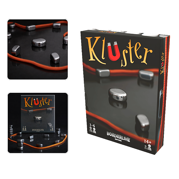 Kluster Peças Magnéticas Jogo de Imãs Divertido Buró