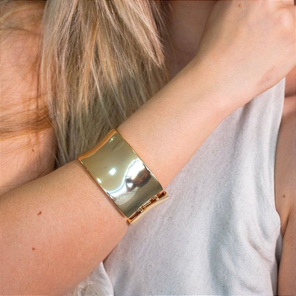 BRACELETE SARA EM BANHO DE OURO 18 K