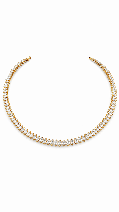CHOCKER ARO EM BANHO DE OURO 18K EM NAVETES