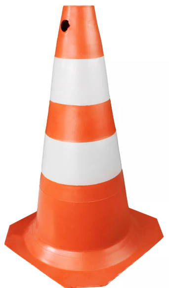CONE RIGIDO "TUBO CÔNICO" L/B - 50 CM - PLT