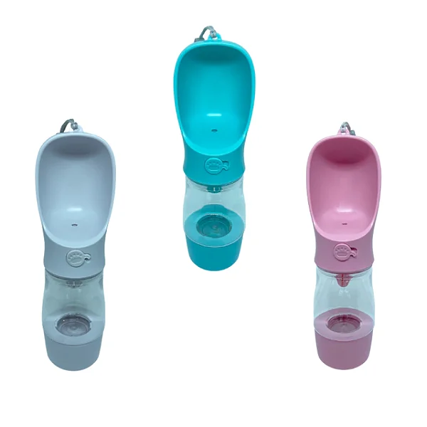 Garrafa Portátil Água e Petisco