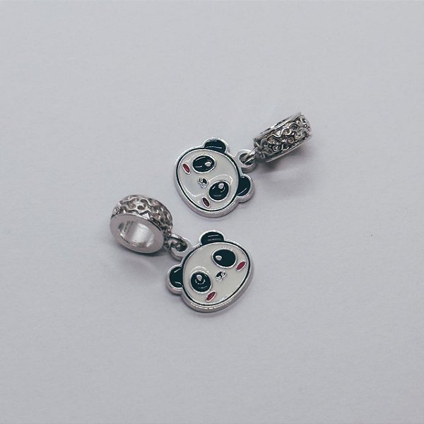 Berloque Panda Ródio Branco