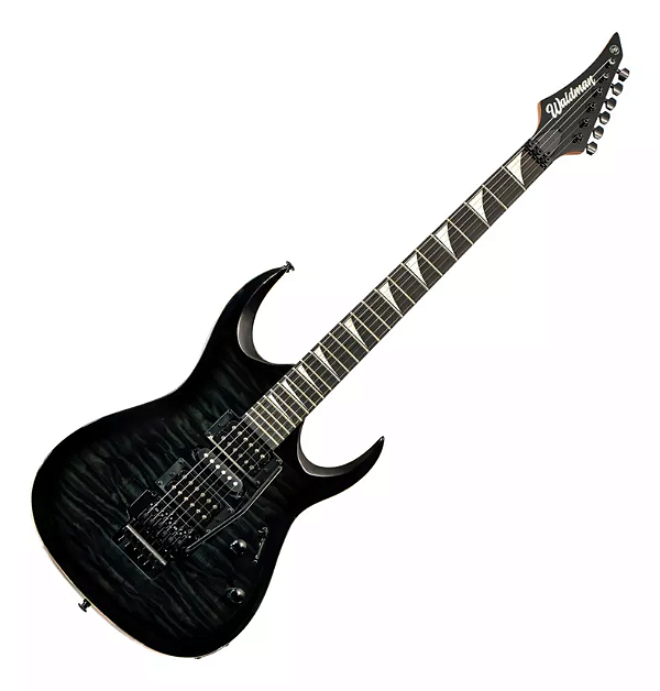 Guitarra Elétrica 6 Cordas Wigr270Qx-Bk - Som Poderoso e Estilo Incomparável!