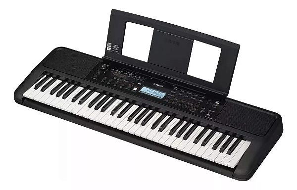 Teclado Yamaha Psr-e383set, 61 Teclas Sensíveis. Cor: Preto