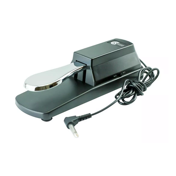Pedal Custom Sound Sustain Para Teclado Cps 10 Cor - Preta