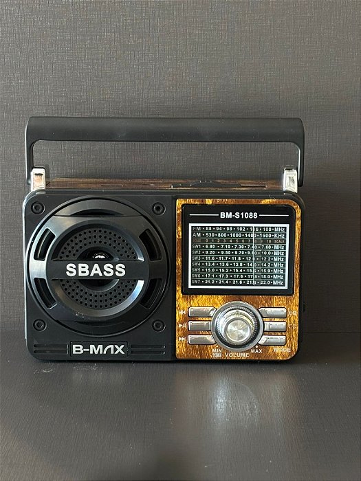 RÁDIO BM-S1088 COR MARROM
