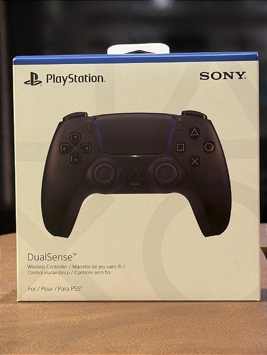 CONTROLE  DUALSENSE PLAYSTATION 5 PRETO