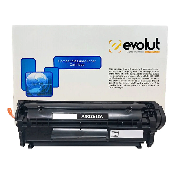 Toner Compatível HP Q2612A 2612A 12A