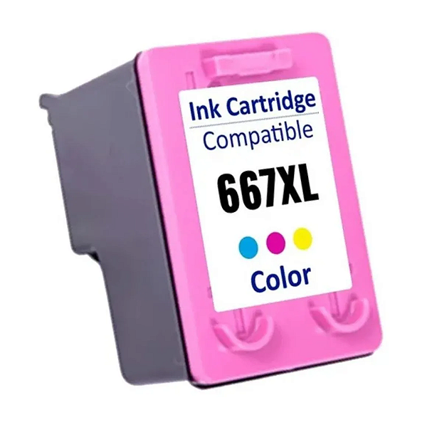 Cartucho HP 667 XL Colorido
